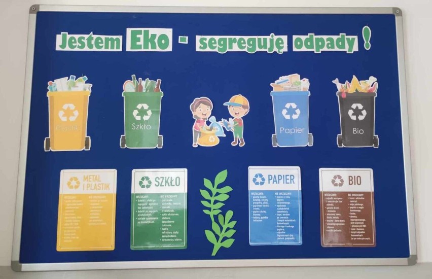 Uczniowie z Leśniowic uczyli się jak segregować  śmieci. Zobacz zdjęcia