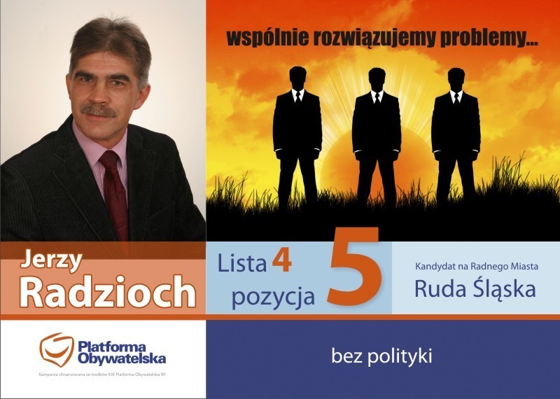 Plakat wyborczy 2010 - proj. Marek Pawłowski, grafik,...