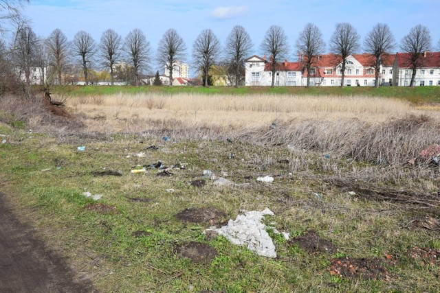 Tak wyglądały wały i łąki przed uprzątnięciem terenu. Mieszkańcy notorycznie zaśmiecają to miejsce. Czy tym razem będzie inaczej?