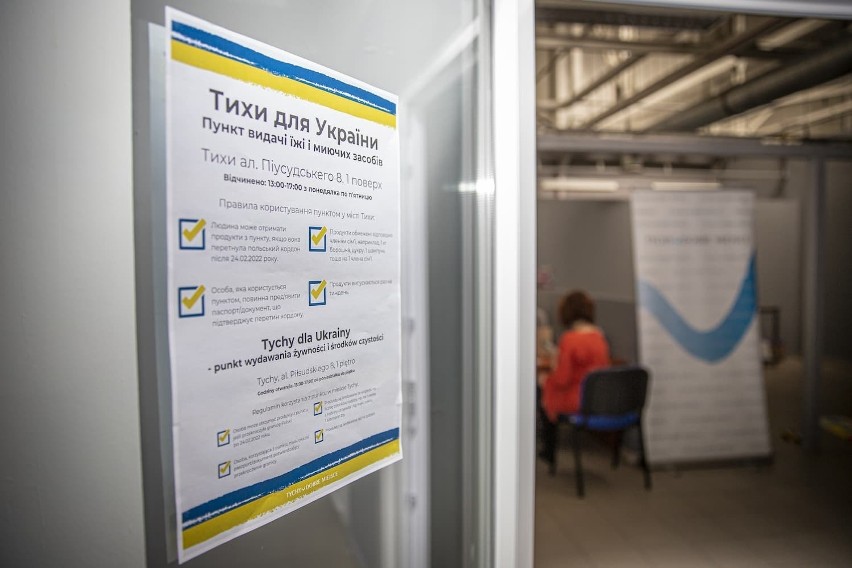 Sklep dla uchodźców z Ukrainy w Tychach