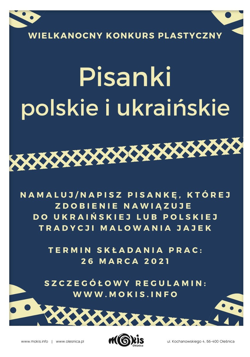 Pisanki polskie i ukraińskie, czyli konkurs plastyczny od MOKiS-u