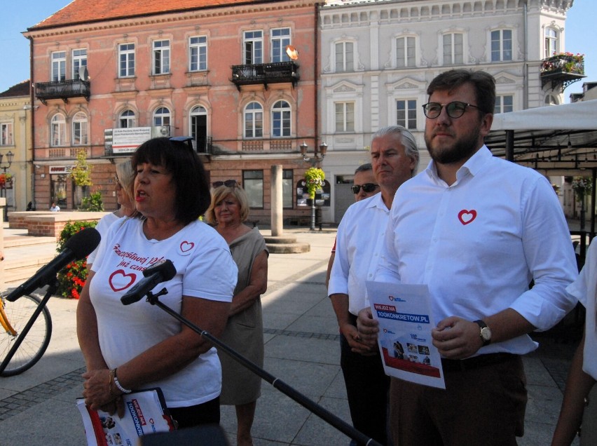 Konferencja Koalicji Obywatelskiej w Piotrkowie: kandydaci o 100 konkretach przed wyborami 2023 ZDJĘCIA
