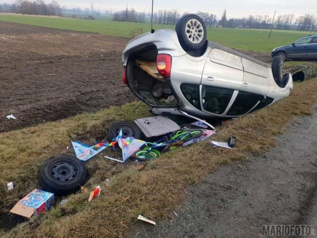 Dachowanie pomiędzy Chrzowicami a Folwarkiem.