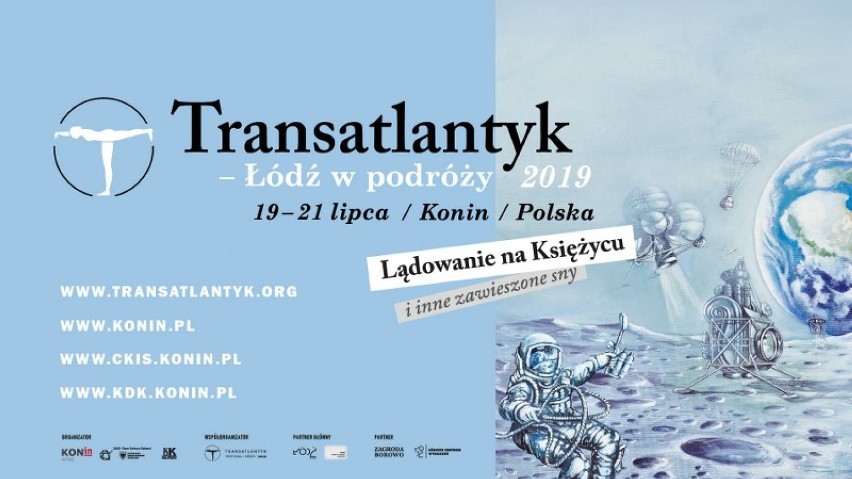 Transatlantyk- Łódź w podróży w Koninie od 19 do 21 lipca.Nocne kino na bulwarze nadwarciańskim .
