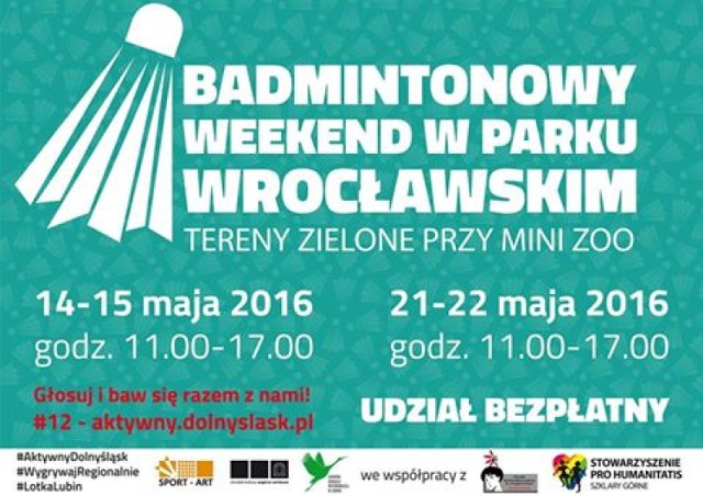 Park Wrocławski. Graj w parku w badmintona i głosuj na lubiński projekt!