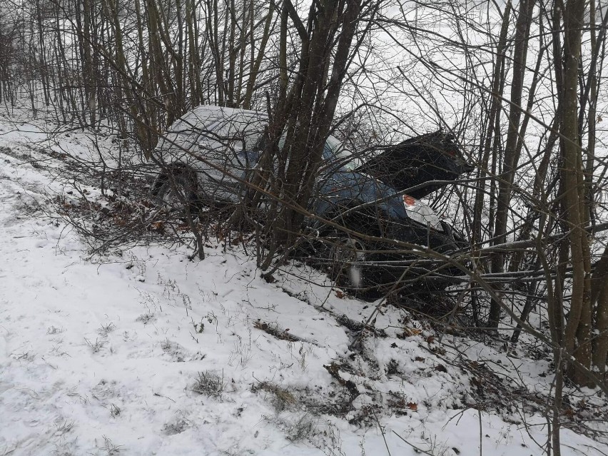 Wypadek na trasie Lubieszyn - Nowa Karczma