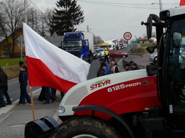 Rolniczy protest w Gostkowie