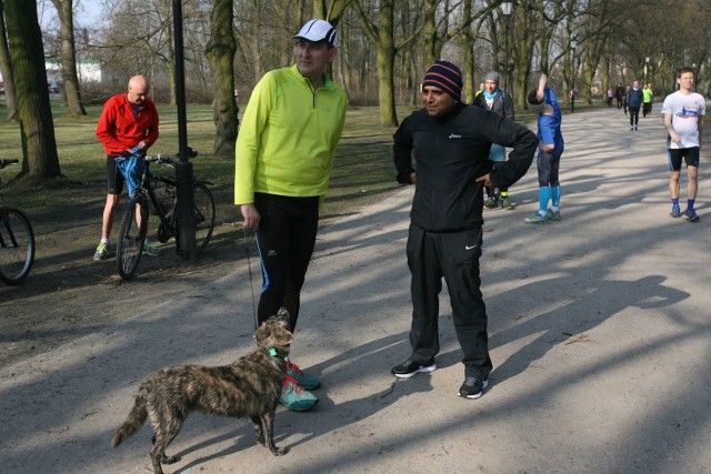 Parkrun Łódź w parku Poniatowskiego - 11 kwietnia 2015