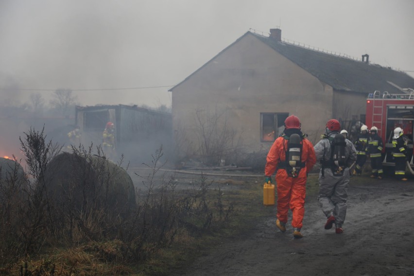  Wojewódzki Inspektorat Ochrony Środowiska bada sprawę pożaru w Zieminie