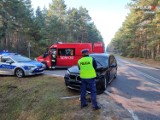 Groźny wypadek w Bruśku. Cztery osoby w szpitalu