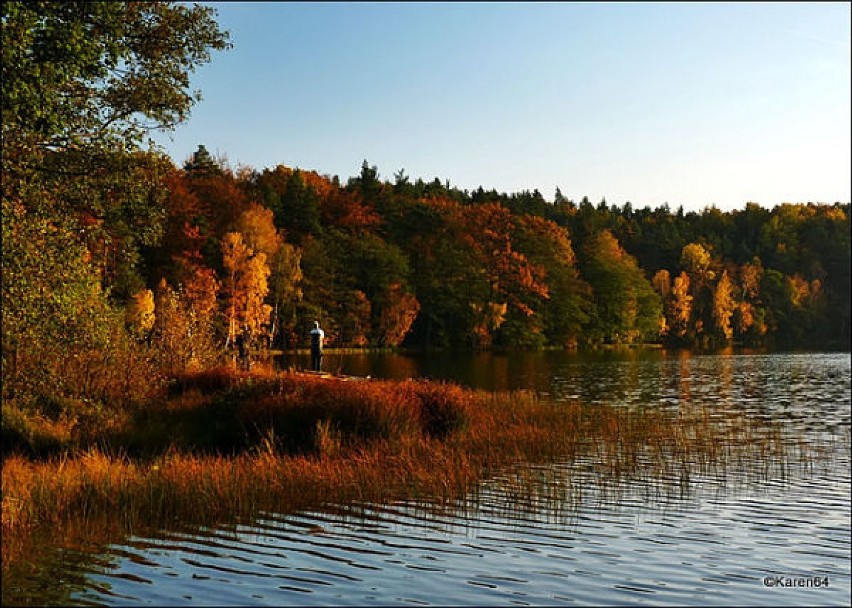 Jezioro Dobre jesienią