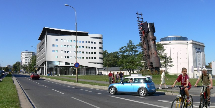 Wizualizacja centrum hotelowo-usługowego przy pl. Strzegomskim
