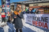 Protest w obronie wolnych mediów w Gdańsku 13.02.2021 r. "Media muszą być niezależne od władzy, od każdej władzy"