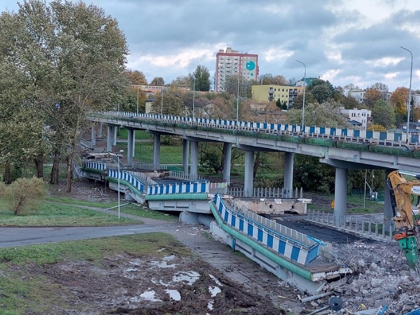 Zawalił się wiadukt w Alei Monte Cassino w Koszalinie [zdjęcia, wideo] 