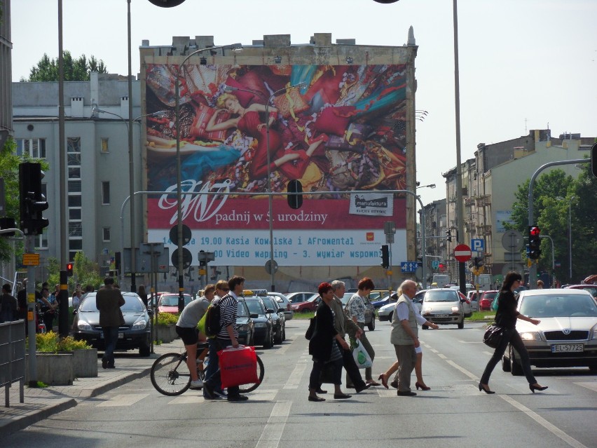 Reklamy zalewają Łódź