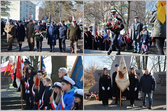 Tak było w parku Łokietka pod pomnikiem Armii Krajowej 1 marca podczas Narodowego Dnia Żołnierzy Wyklętych we Włocławku.