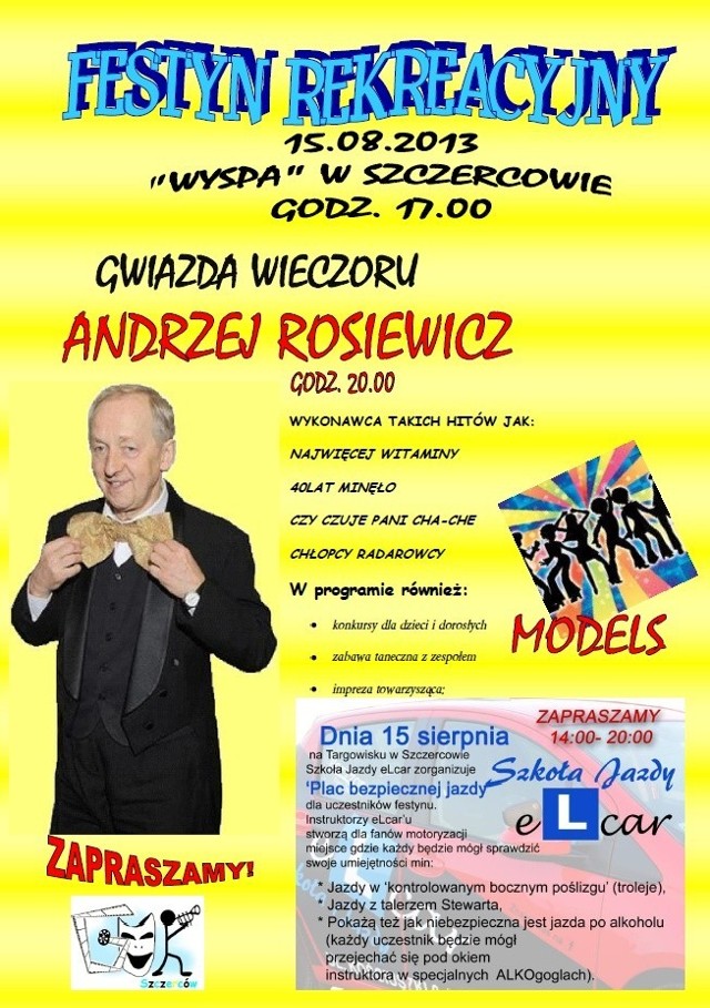 Szczerców: Andrzej Rosiewicz będzie gwiazdą festynu 15 sierpnia