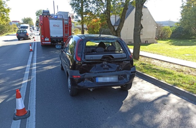 Kierowca bmw będąc pod wpływem alkoholu najechał na tył opla corsy