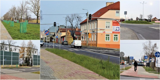 Na wjeździe do miasta od strony Gdańska i Łodzi wybudowano dwa ronda. Obok szkoły i komendy policji ustawiono ekrany akustyczne