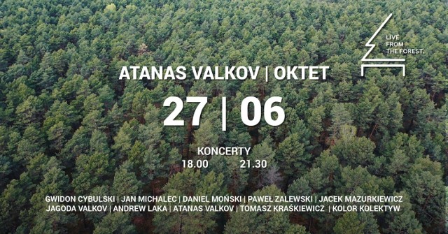 Koncert Atanas Valkov Oktet można będzie zobaczyć w mediach społecznościowych oraz na kanale YouTube