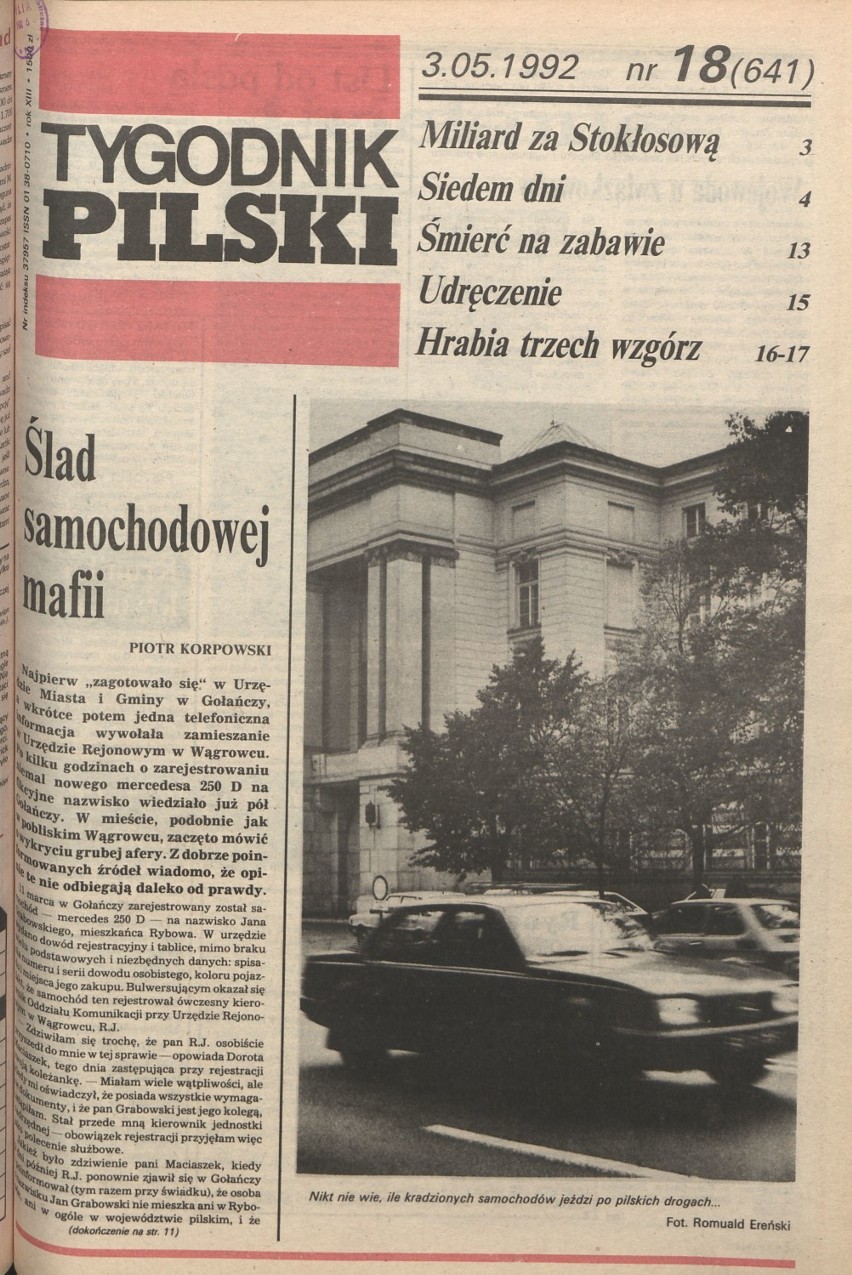 Czas nowych budynków, sportowych triumfów i zmian w Kościele. Tygodnik Pilski, 1992 rok