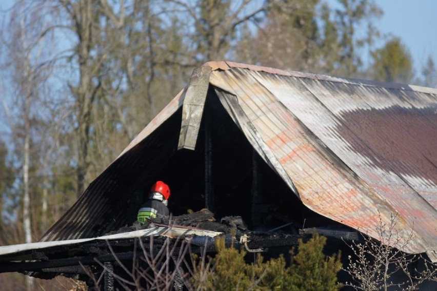 Nowy Targ: Groźny pożar drewnianego domku letniskowego [ZDJĘCIA]