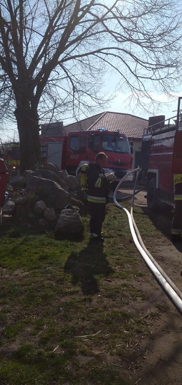 Strażacy ugasili pożar obornika w Ostrowiecznie