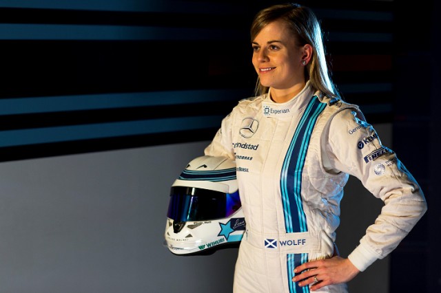 Ta dzielna kobieta jest kierowcą testowym w Williams Martini ...