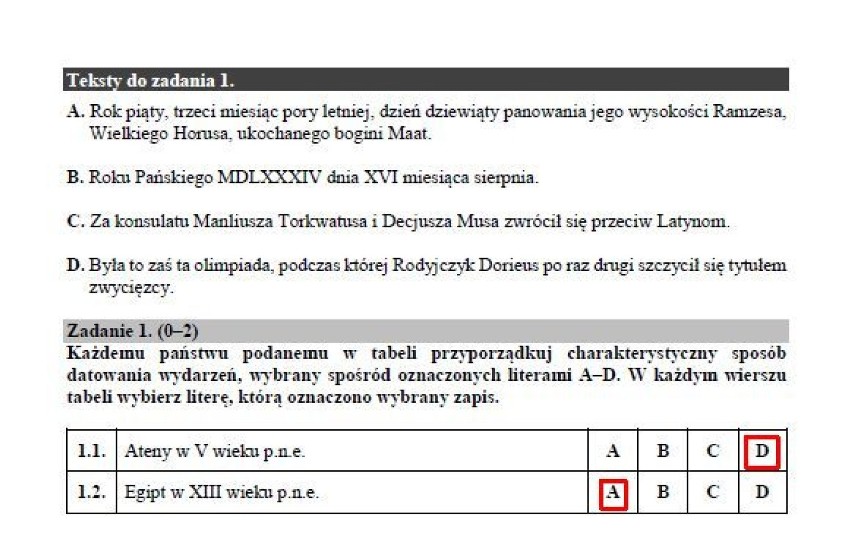 Egzamin gimnazjalny 2019 z CKE. Historia i WOS (cz. humanistyczna) ARKUSZ I ODPOWIEDZI. Testy gimnazjalne z historii i WOS 10.04.2019 