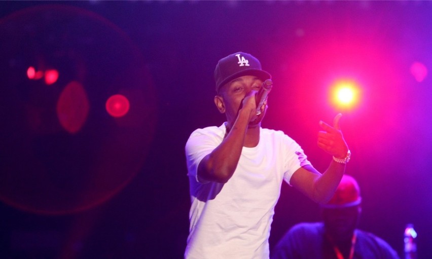 Koncert Kendricka Lamara na festiwalu Open'er 2013 w Gdyni...