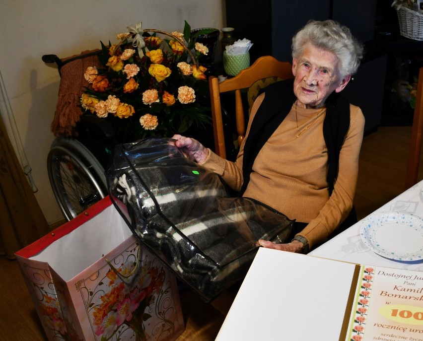 Pani Kamilla Bonarska z Piotrkowa świętuje 100. urodziny