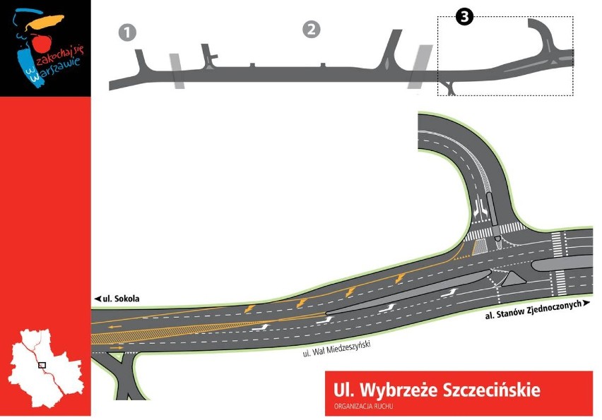 Prace przy Stadionie Narodowym wrą, odczują to kierowcy....