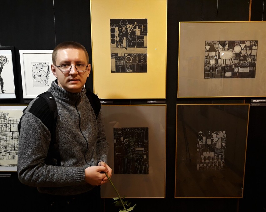 Skierniewiccy artyści z Galerii STO5 byli na wernisażu malarskim we Włocławku