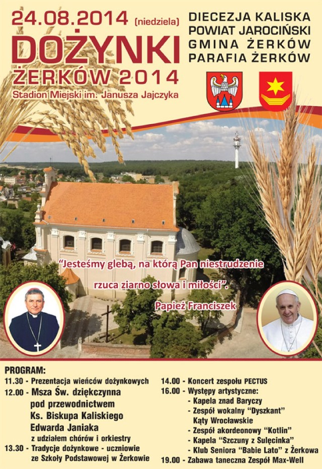 Dożynki powiatowe w Żerkowie: W niedzielę Święto Plonów w Żerkowie