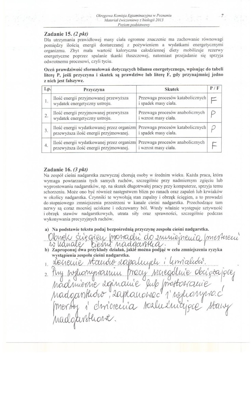 Próbna matura 2013: Biologia [ARKUSZE, ODPOWIEDZI]