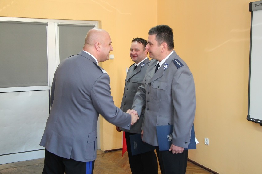 Komendant Wojewódzki pogratulował oświęcimskim policjantom
