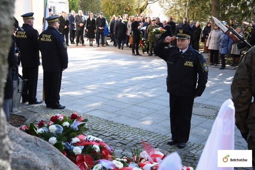 Narodowy Dzień Żołnierzy Wyklętych uczczono dziś w Bełchatowie mszą i złożeniem kwiatów