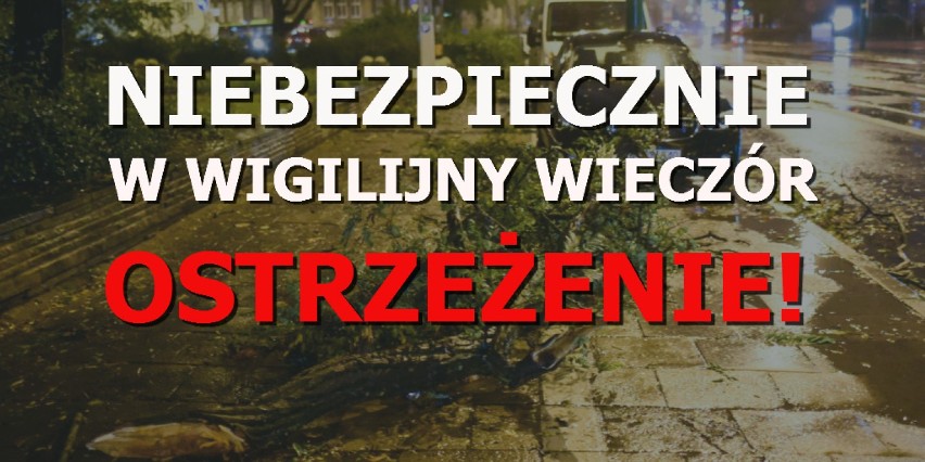 W wigilijny wieczór w Poznaniu i Wielkopolsce może być...