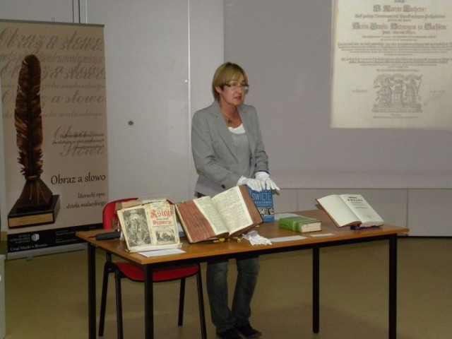 Barbara Drobny była kolejnym autorem &quot;Skarb&oacute;w Muzeum G&oacute;rnośląskiego&quot;, cyklicznych spotkań w bytomskiej plac&oacute;wce muzealnej