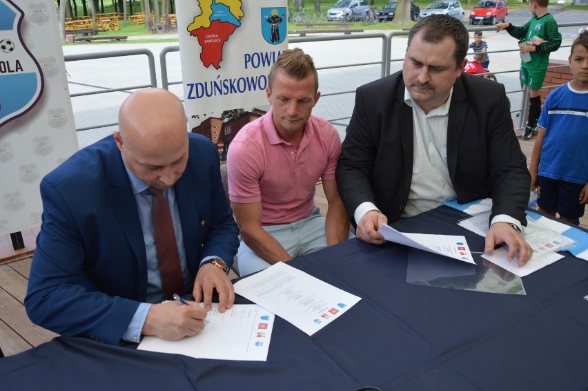 Umowa między Widzewem Łódź i MKS Zduńska Wola [zdjęcia]