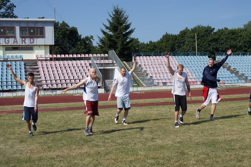 Przygotowanie do nowego sezonu. Pierwszy trening zawodników Spójni Stargard w obiektywie T. Surmy