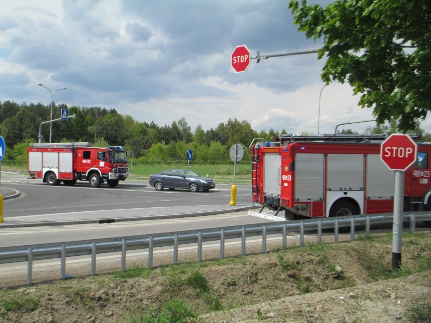 Wypadek na obwodnicy Chodla