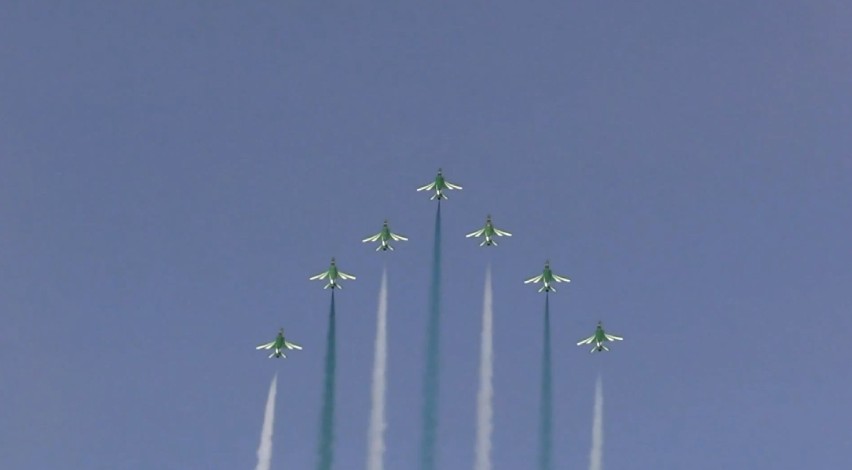 Saudi Hawks, Warszawa. Tajemnicze samoloty przeleciały nad stolicą 