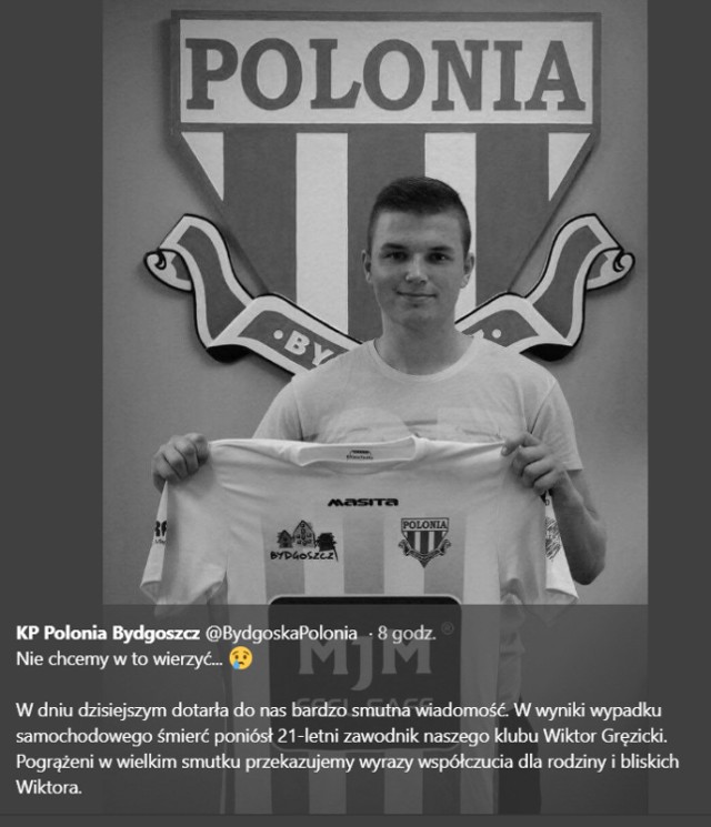 Jeszcze w środę reprezentował barwy Piasta Złotniki Kujawskie w meczu 1. rundy Pucharu Polski na szczeblu okręgu z AF Brzoza. Do Piasta został wypożyczony z KP Polonia Bydgoszcz.