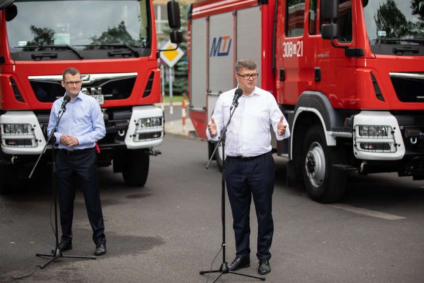 Łeba. Strażacy z OSP wśród wygranych wyborów prezydenckich? W nagrodę za frekwencję wóz od ministra