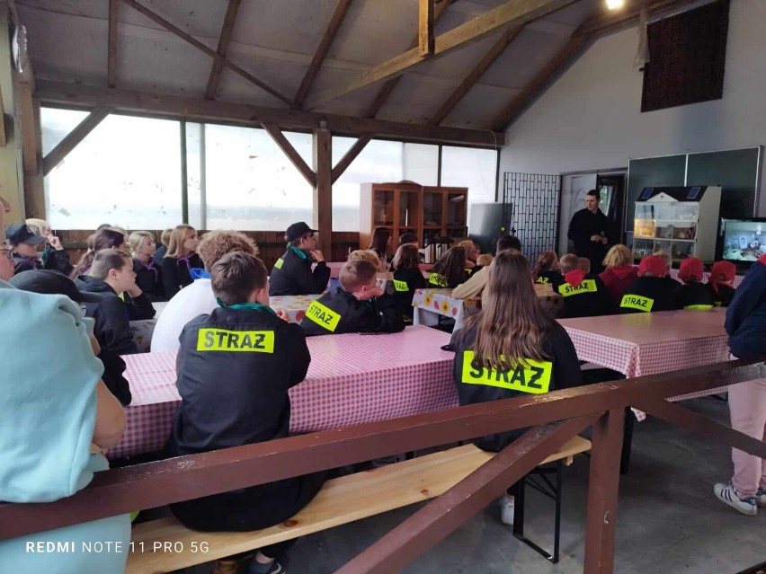 Obóz młodzieżowych drużyn pożarniczych OSP Lipa Nowy - Dwór. 