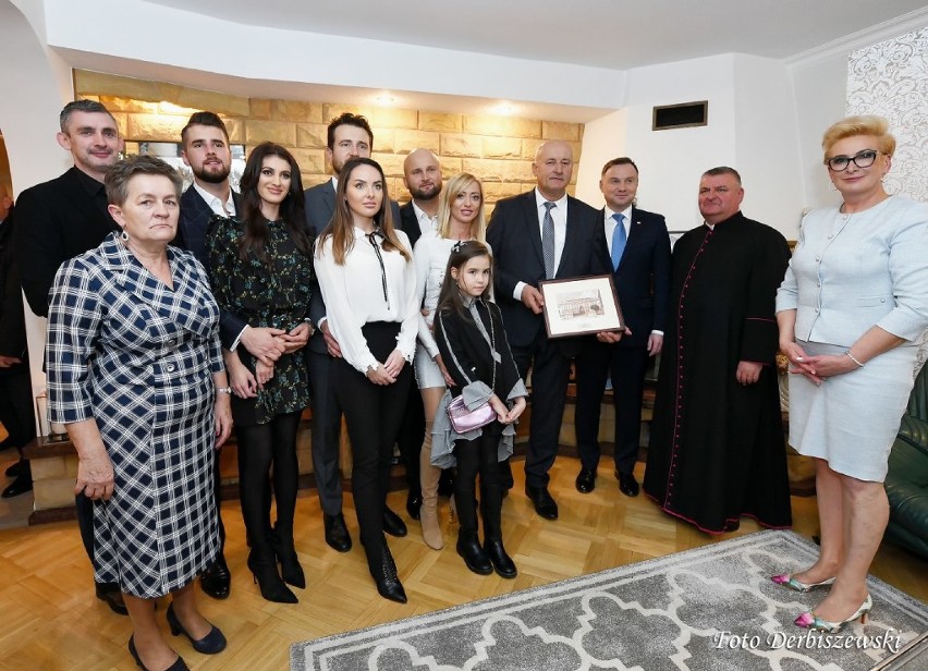 Prezydent Andrzej Duda odwiedził Lesieniów w Czajkowie
