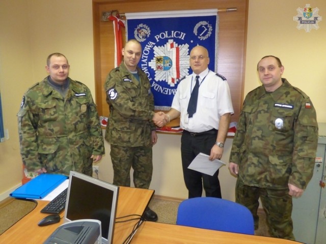 Straż Rybacka podziękowała policjantom z Lęborka