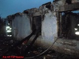 Pożar w Tadeuszowie. Spalił się dom [zdjęcia]