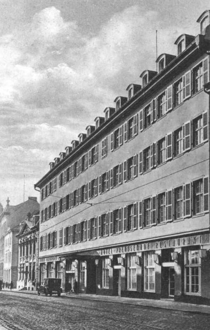Hotel po przebudowie w końcu lat dwudziestych  XX wieku